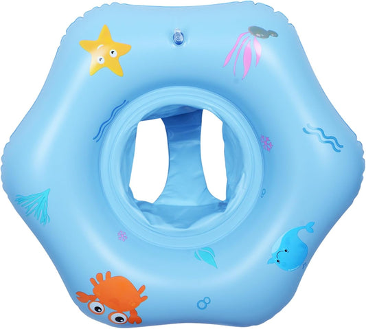 oosea Baby Pool Float Baby Swimming Ring with Patch