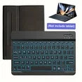 Qoosea for Samsung Galaxy Tab A9 Plus 11 inch Keyboard Case Detachable Bluetooth Keyboard for Galaxy Tab A9+ 11 inch with Magnetically Wireless Bluetooth Keyboard Case (Black)