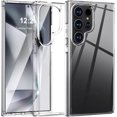 Qoosea for Samsung Galaxy S24 Ultra Case Clear Cover Anti-Yellowing Slim Shockproof Bumper Phone Case for Samsung Galaxy S24 Ultra for Women Men