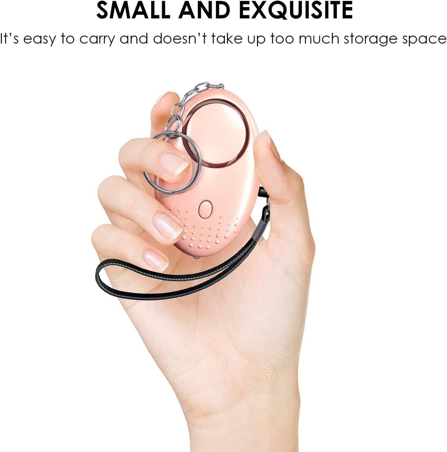 Emergency Personal Alarm [5 Pack] 140dB LED Flashlight