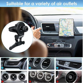 15W Qi Car Phone Holder With Charging Function Dual Coil