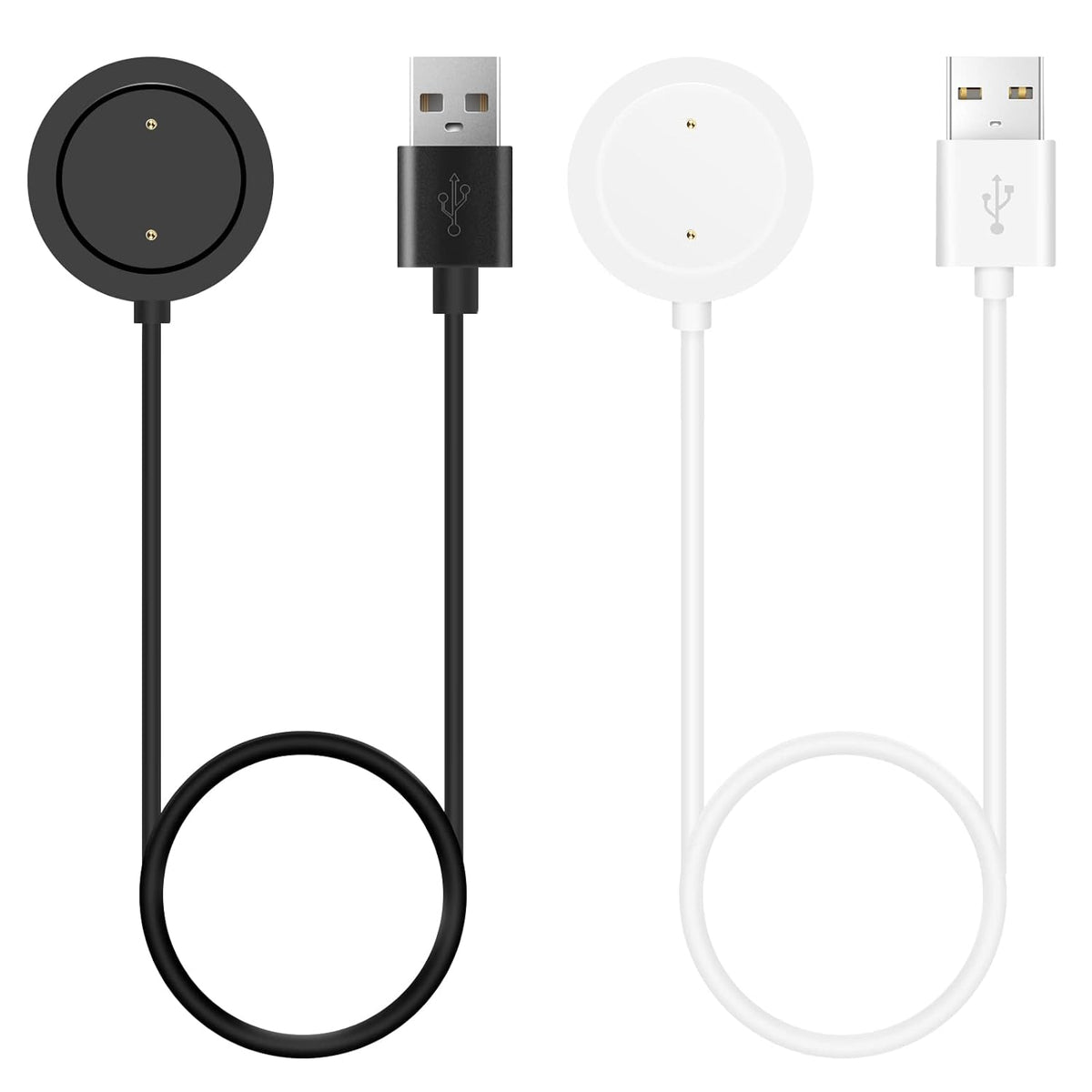 2 Pcs USB Charging Cable compatible with Xiaomi Mi Watch Color Sport / S1 Active