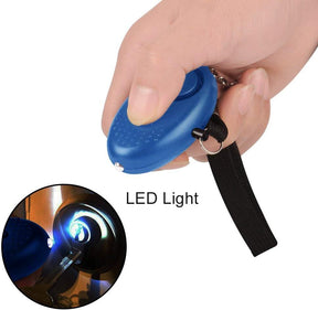 Emergency Personal Alarm 140dB LED Flashlight (Black + Blue + Pink)