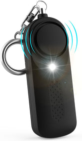 Personal Alarm Pocket Alarm with 130dB Emergency with LED Light (Black)