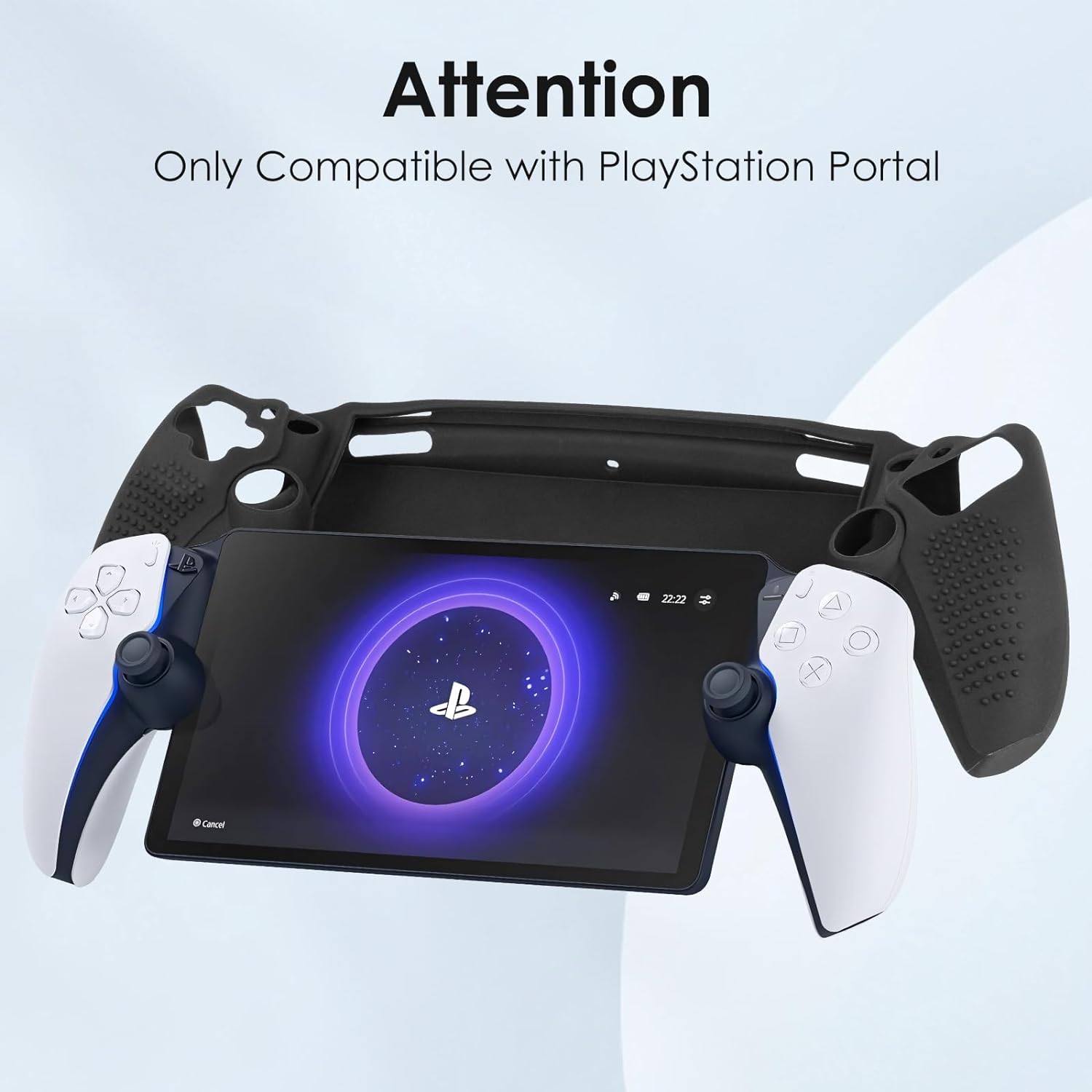 Qoosea for Sony Playstation Portal Case - Black