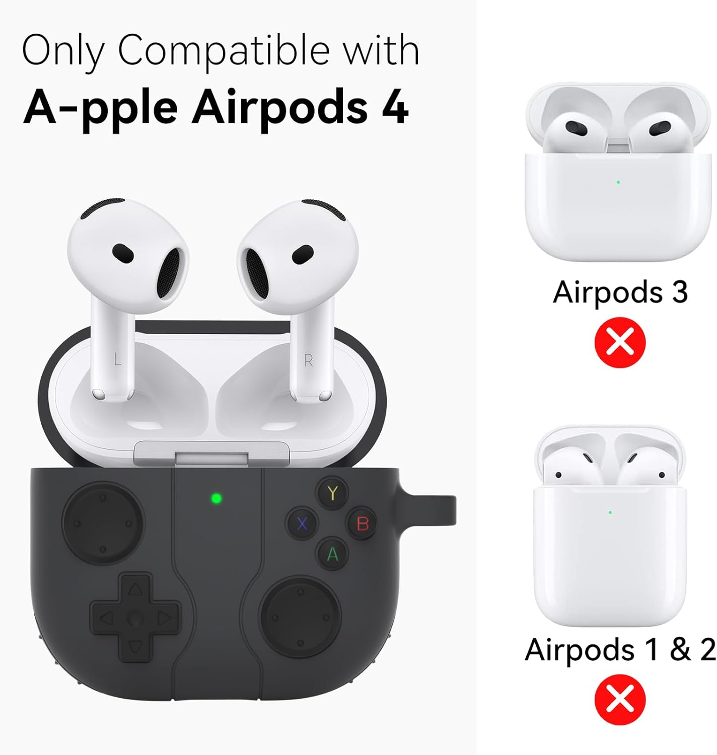 AirPods 4 Case Cover Silicone Protective Cover