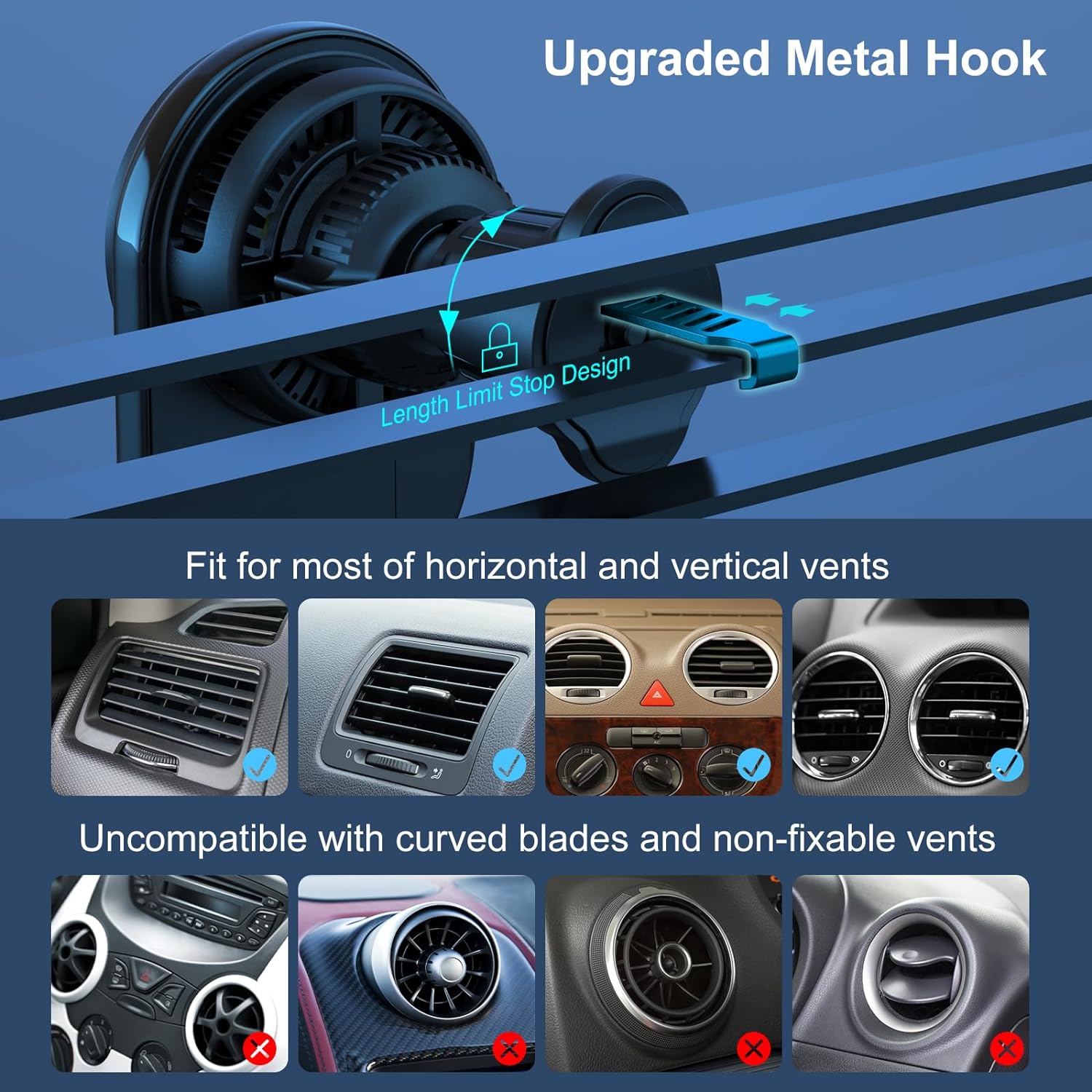 15W Cooling Fast Charging Car Mount Magnetic for iPhone 15/14/13/12