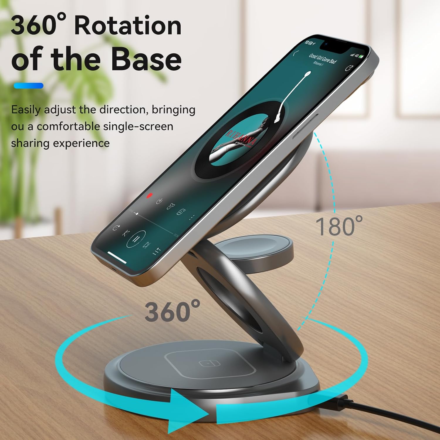 3-in-1 Apple Wireless Charging Station Magnetic Foldable Charging