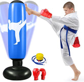 160cm Stand Up Punching Bag with Air Pump and Boxing Gloves