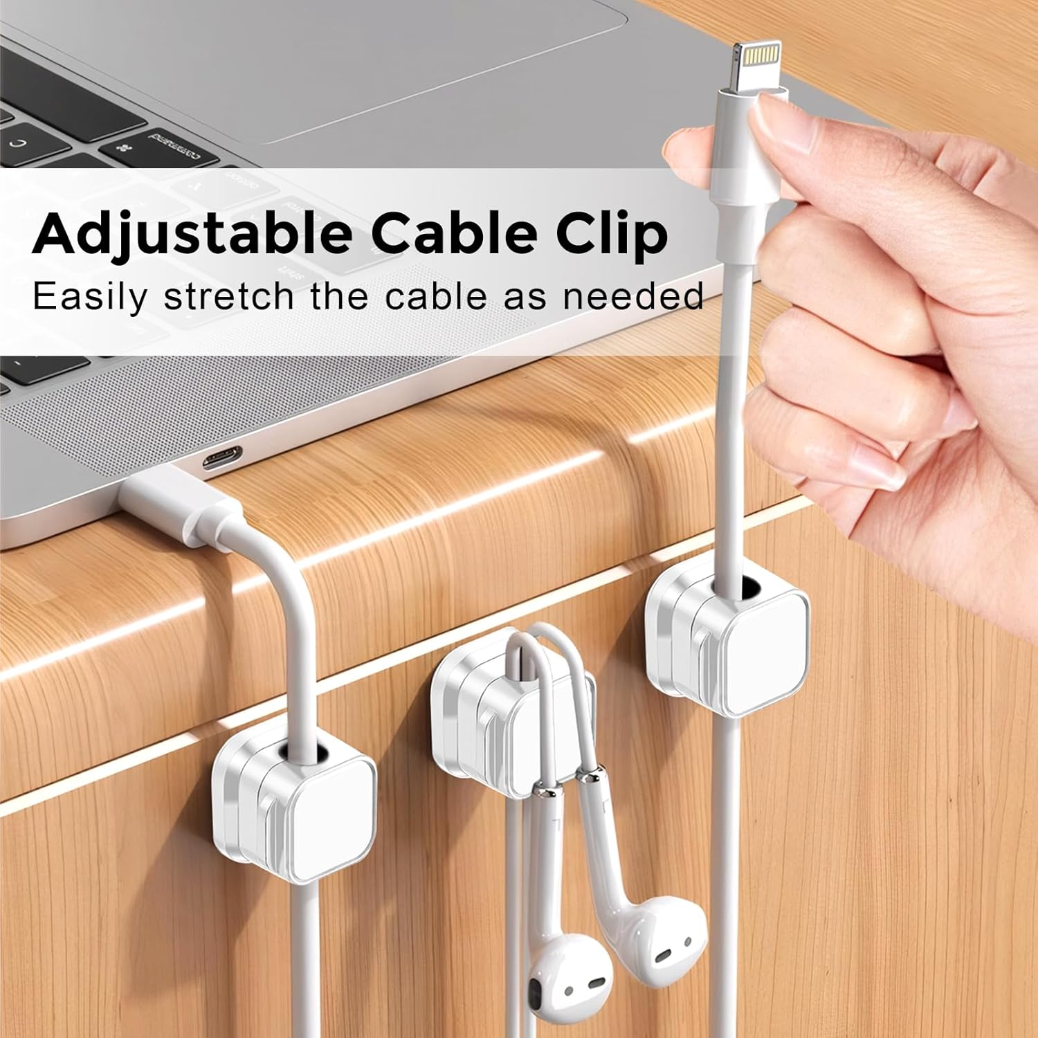 6 Pack Magnetic Cable Clips