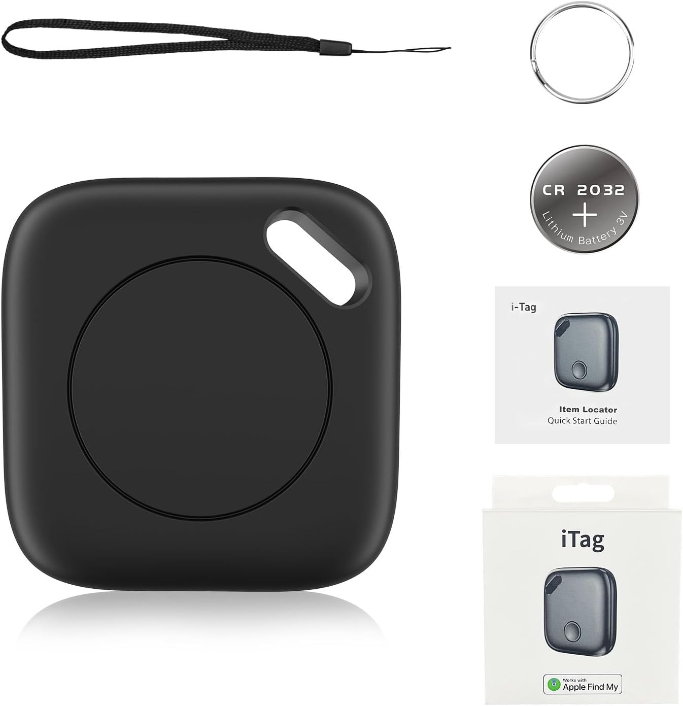 Key Finder Item Finder Anti-Lost Intelligent for iOS Black