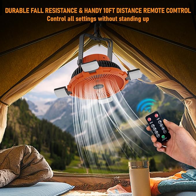 Camping Fan 3 in 1 Tent Camping Fan USB