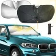 Qoosea Windshield Sun Shade Umbrella for Car, 360° Rotation Car Front Windshield Window Sunshade Cover UV Block, 52 x 28.7 inch